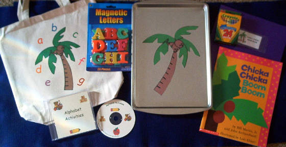 Chicka Chicka Boom BoomAlphabet Magnetic Literacy Bag 20.00